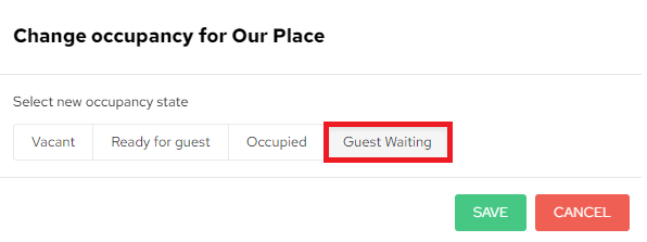 Guest Waiting properties