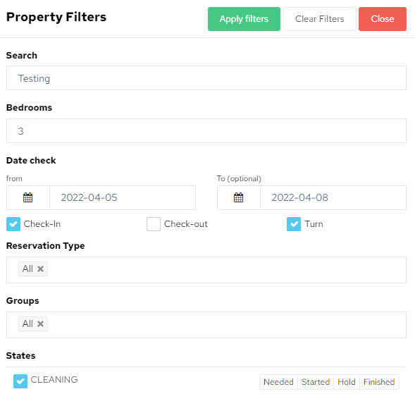 Property Filters ex