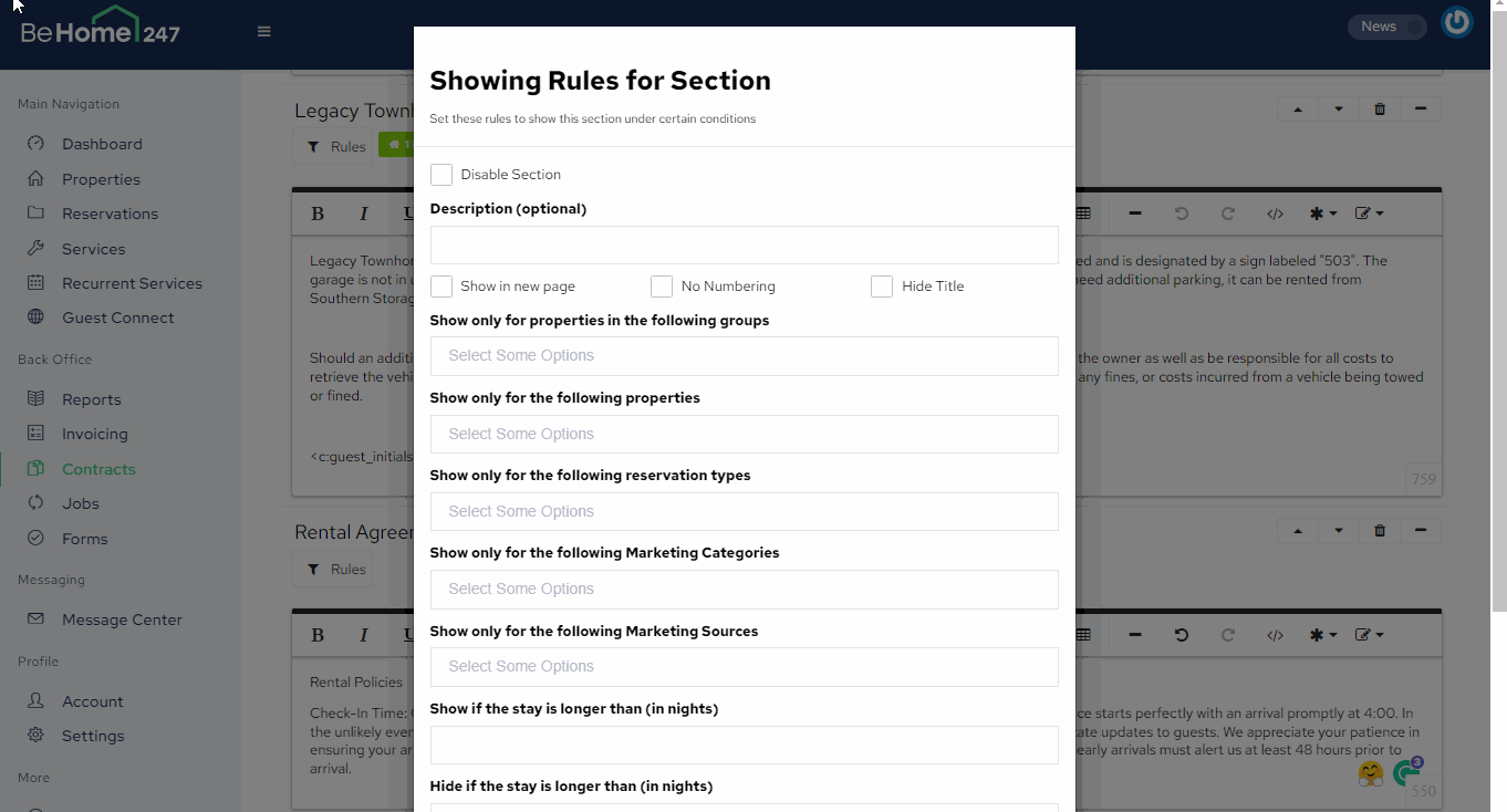 Rules overview contract