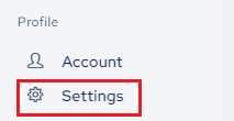 Settings profile