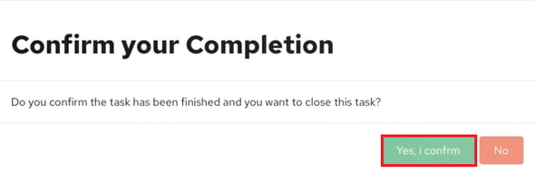 confirm completion cleaner training